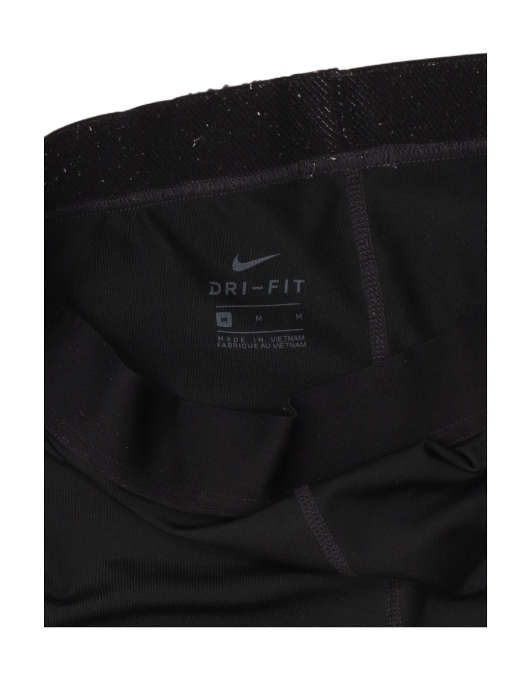 Nike Womens Dri Fit Graphic Capri Leggings UK 12 Medium Black