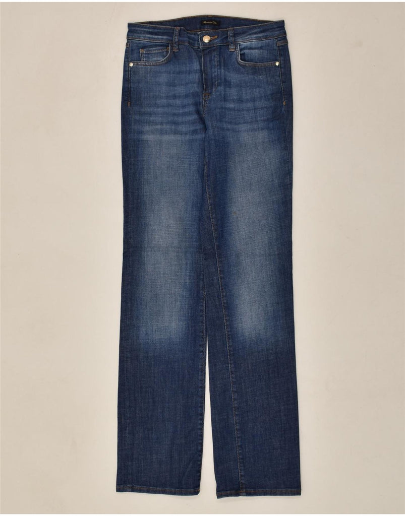 MASSIMO DUTTI Womens Regular Fit Straight Jeans EU 36 Small W27 L32 Blue | Vintage Massimo Dutti | Thrift | Second-Hand Massimo Dutti | Used Clothing | Messina Hembry 