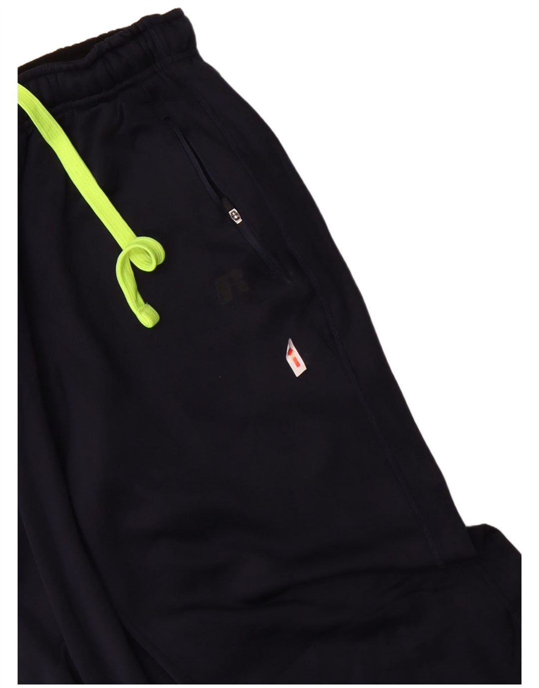 RUSSELL ATHLETIC Mens Tracksuit Trousers Small  Navy Blue Polyester