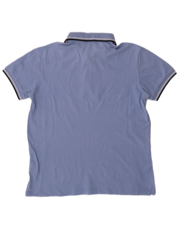 Fred Perry Mens Light and Stretch Polo Shirt Large Blue
