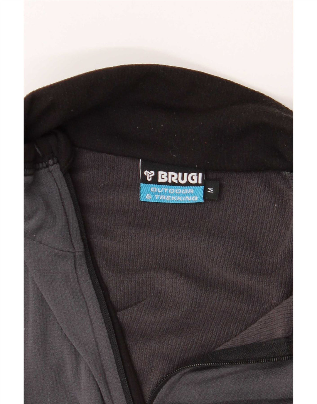 Brugi Mens Tracksuit Top Jacket Medium Grey Colourblock Polyester