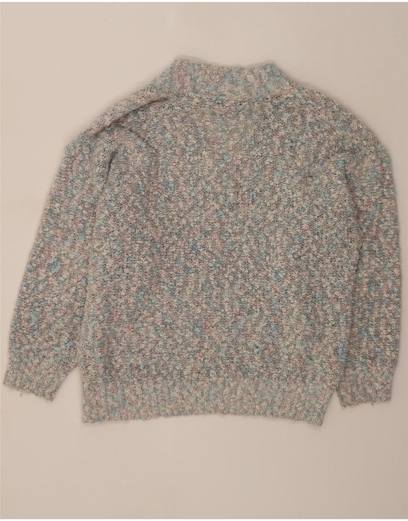 YESSICA Womens V-Neck Jumper Sweater EU 40/42 Medium Multicoloured Flecked Vintage Yessica and Second-Hand Yessica from Messina Hembry 