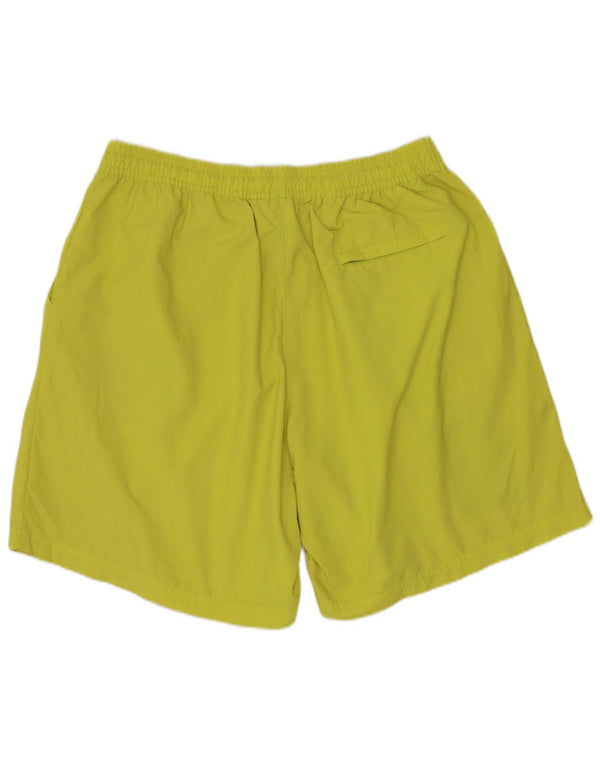 ADIDAS Mens Graphic Swimming Shorts Large  Yellow Nylon