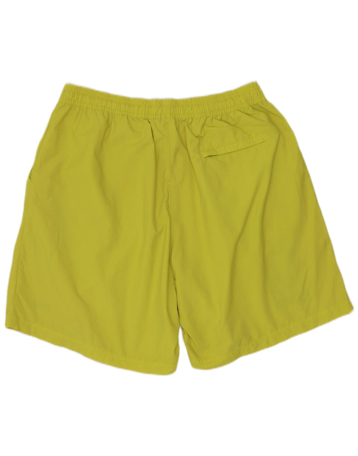 ADIDAS Mens Graphic Swimming Shorts Large  Yellow Nylon