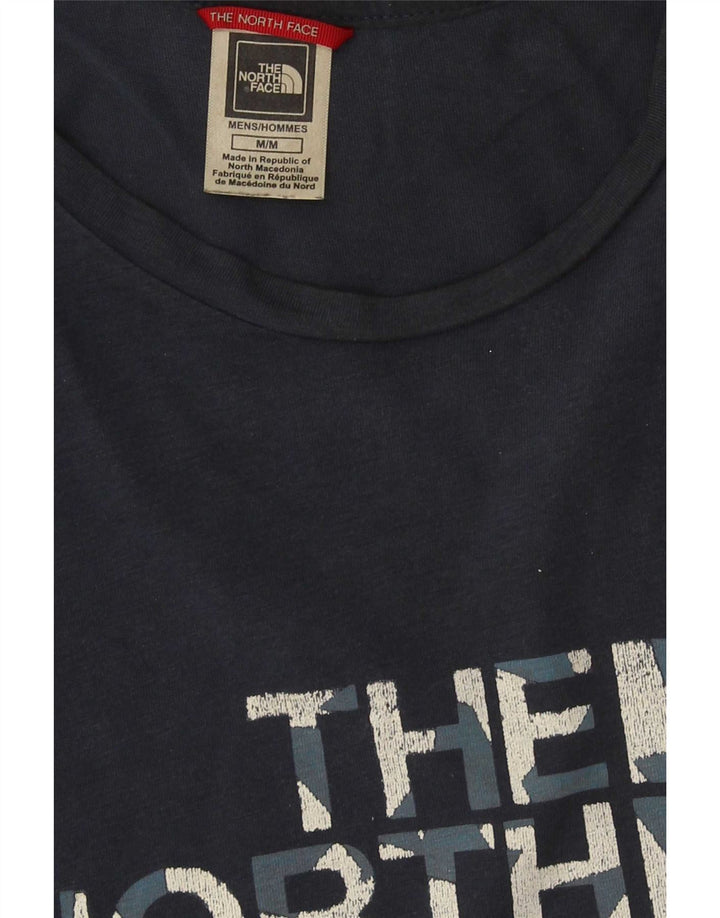 The North Face Mens Graphic T-Shirt Top Medium Blue