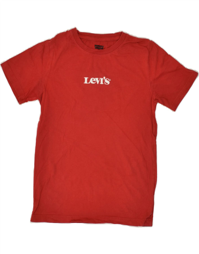 LEVI'S Boys Graphic T-Shirt Top 15-16 Years Red | Vintage Levi's | Thrift | Second-Hand Levi's | Used Clothing | Messina Hembry 