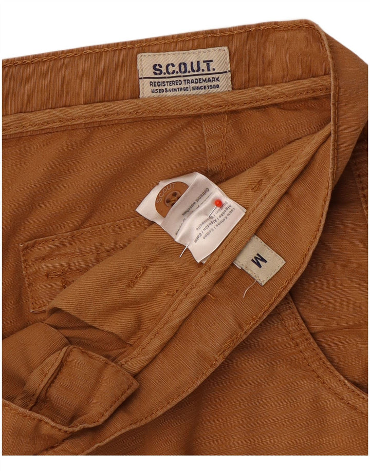 Scout Mens Cargo Shorts Medium W32  Brown Cotton