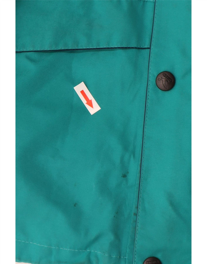 SALEWA Mens Windbreaker Jacket UK 40 Large Blue Colourblock Polyamide