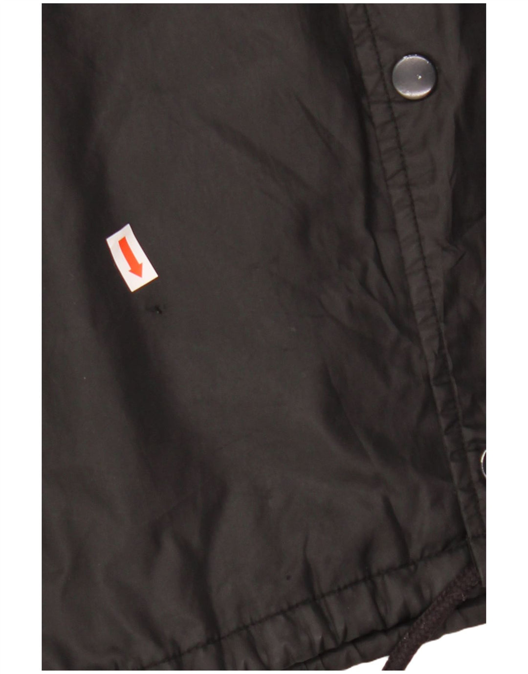 Champion Womens Crop Loose Fit Rain Jacket UK 18 XL Black Polyester