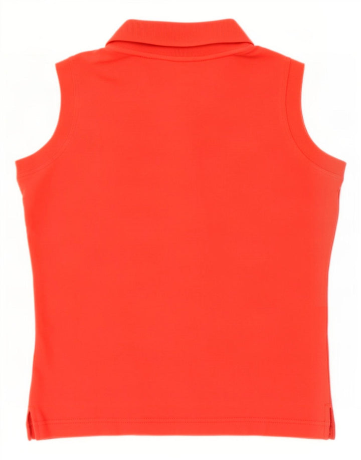 Champion Womens Polo Shirt UK 12 Medium Red
