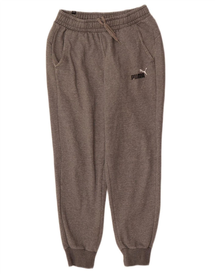 PUMA Mens Tracksuit Trousers Joggers Medium  Grey Cotton