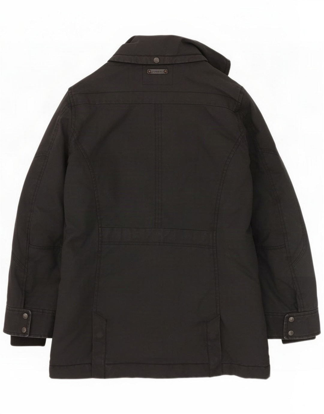 Diesel Mens Parka Jacket UK 38 Medium Black Cotton