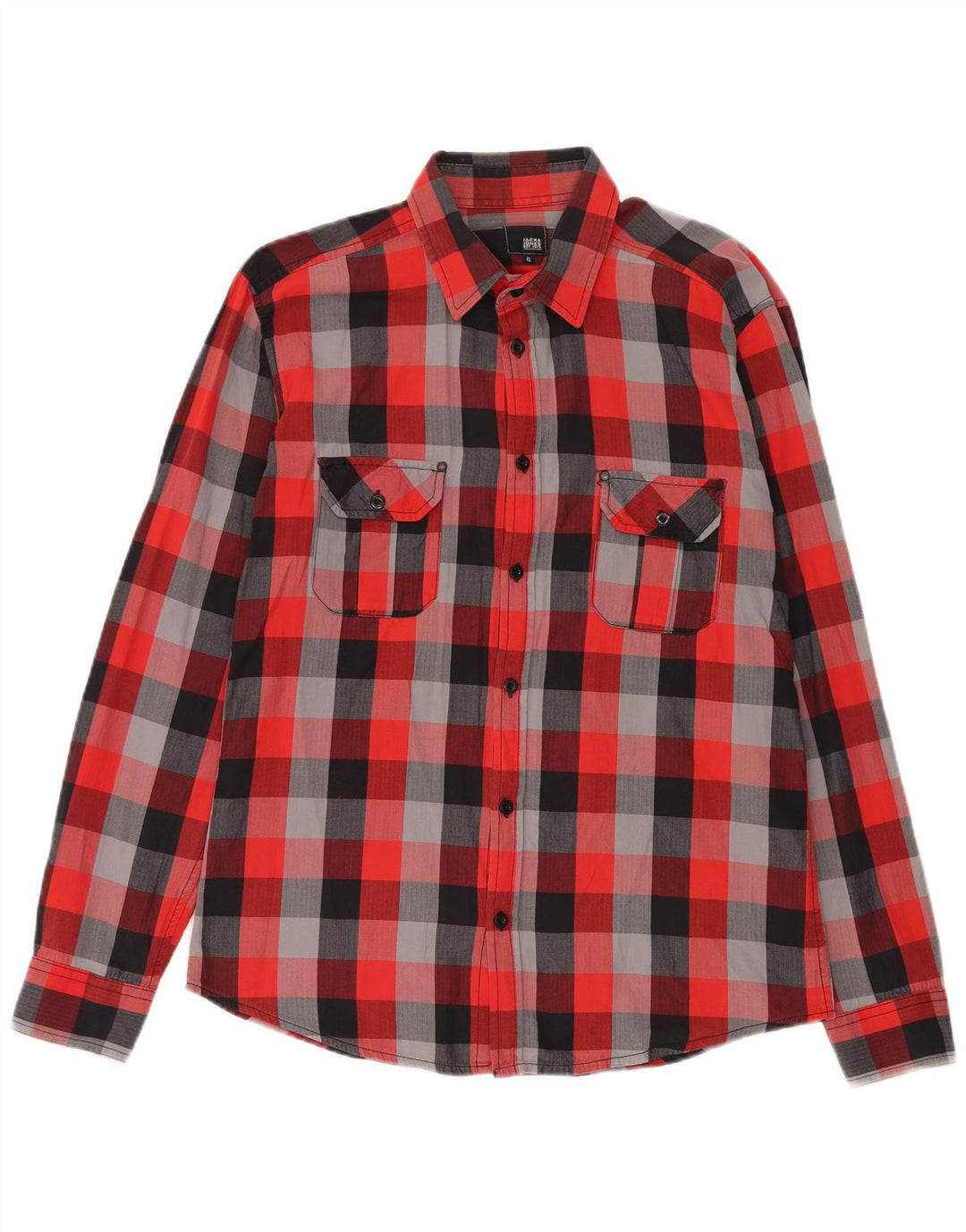 Jack & Jones Mens Shirt XL Multicoloured Check Cotton