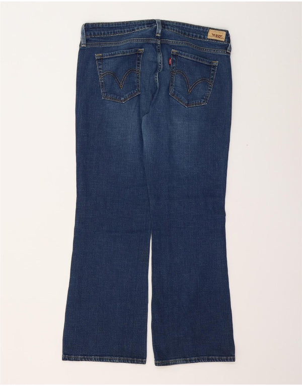 LEVI'S Womens 545 Low Bootcut Jeans US 12 Large W34 L28 Blue Cotton