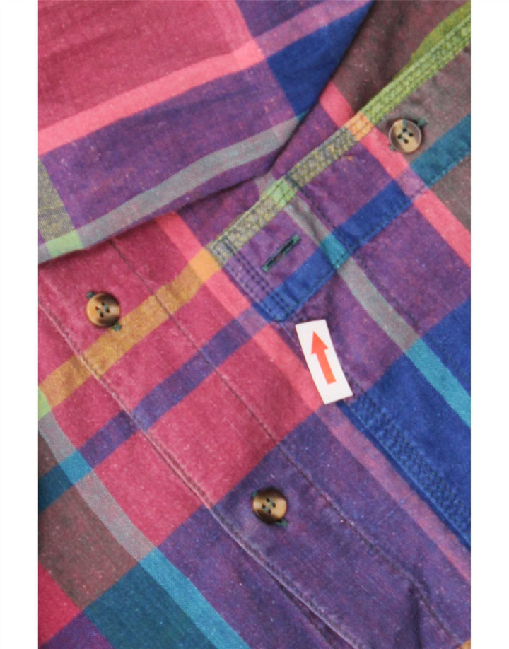 Tom Tailor Mens Shirt Large Multicoloured Check Cotton