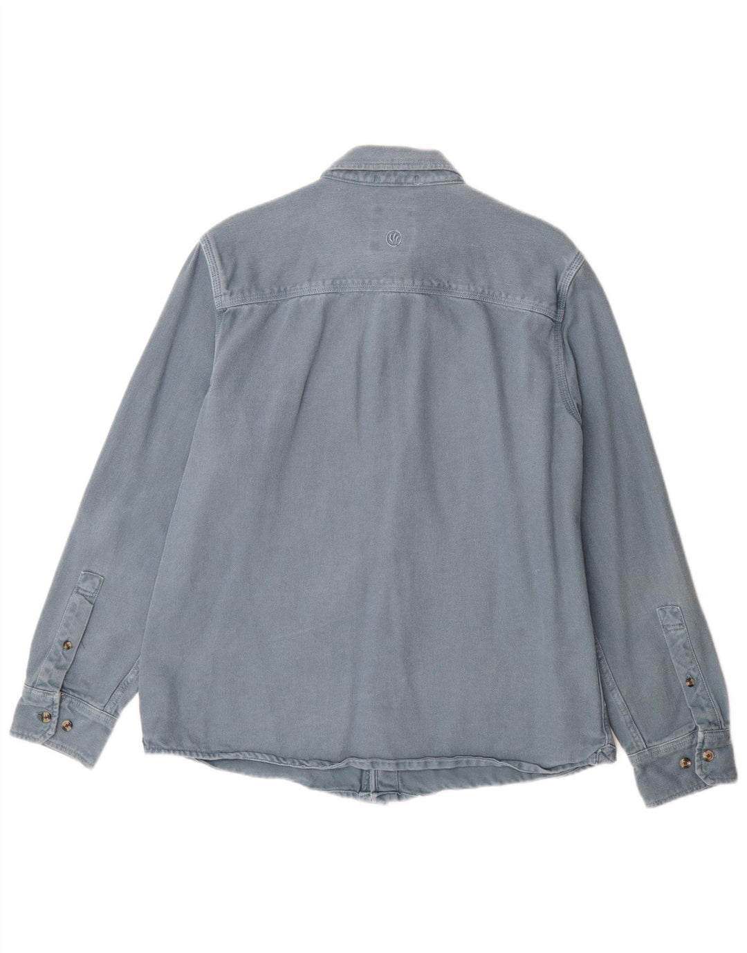 Fat Face Mens Denim Shirt Large Blue Cotton