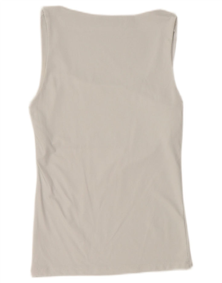 ZARA Womens Vest Top UK 8 Small White
