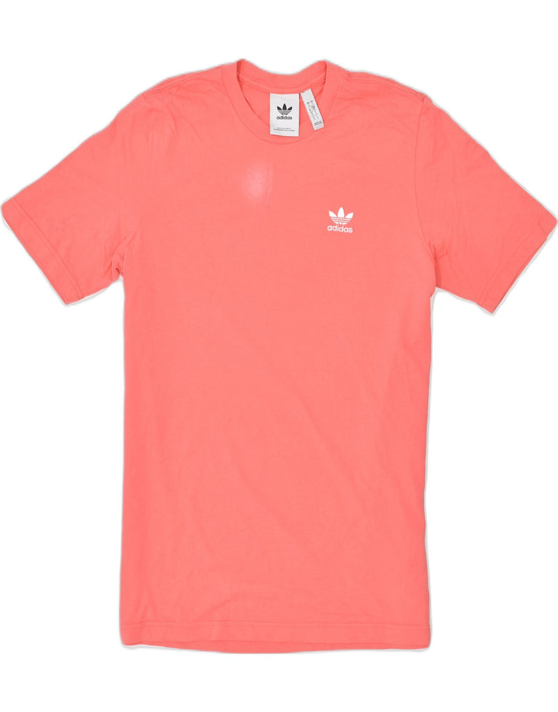 ADIDAS Mens T-Shirt Top Small Pink Cotton | Vintage | Thrift | Second-Hand | Used Clothing | Messina Hembry 