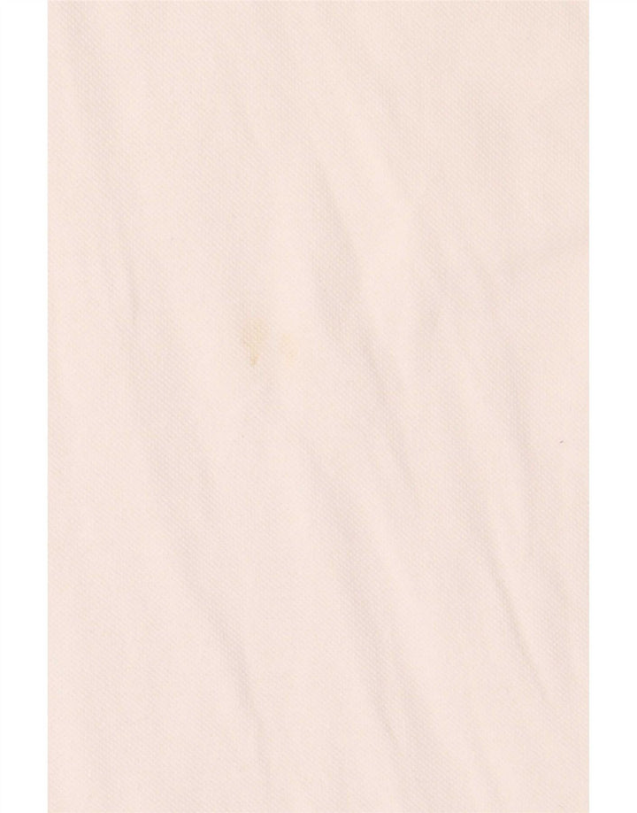 Crew Clothing Mens Polo Shirt Medium White Cotton