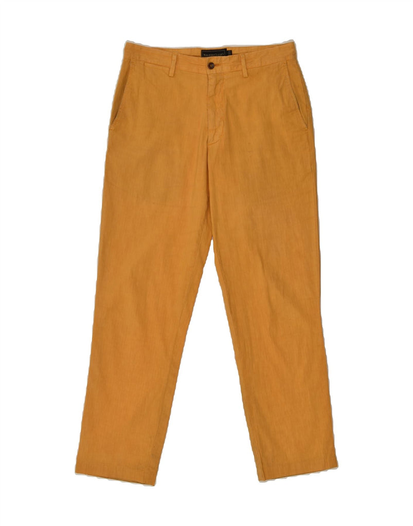 MARLBORO CLASSICS Mens Straight Chino Trousers EU 46 Small W29 L29  Yellow | Vintage Marlboro Classics | Thrift | Second-Hand Marlboro Classics | Used Clothing | Messina Hembry 