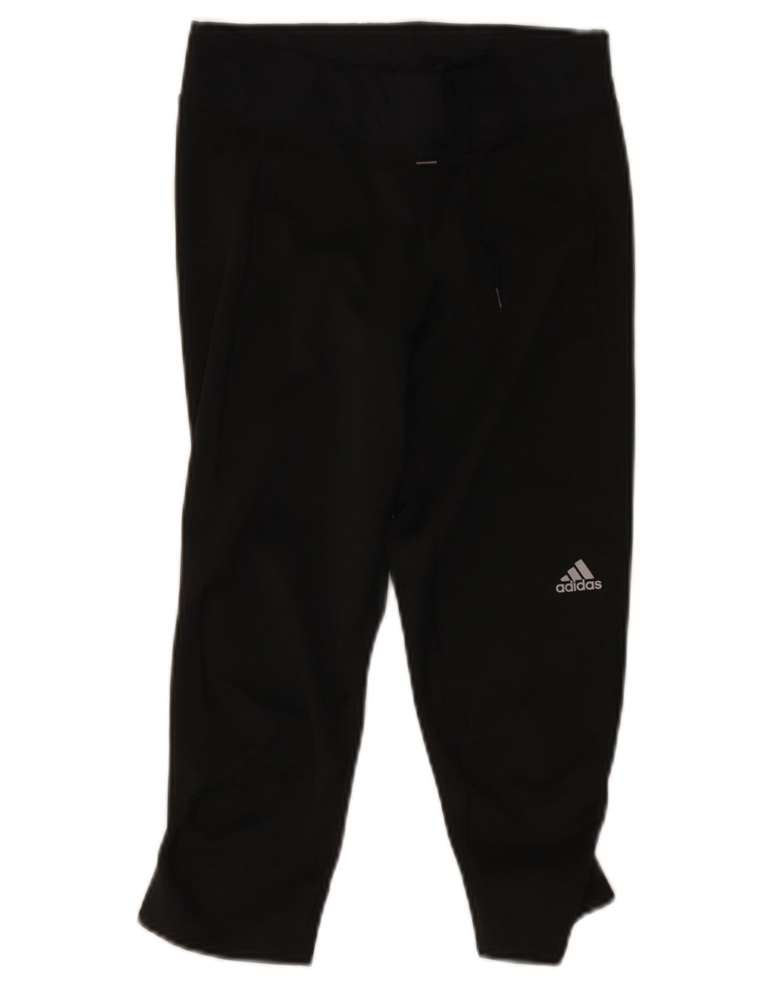 Adidas Womens Climalite Capri Leggings UK 8/10 Small Black Polyester
