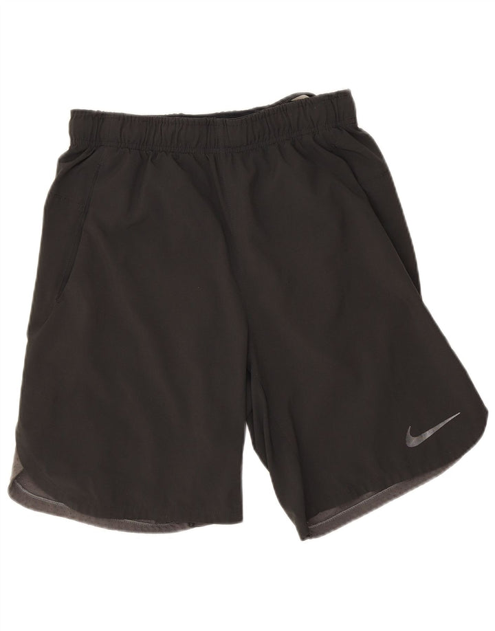 Nike Mens Dri Fit Sport Shorts Small Black Colourblock Polyester