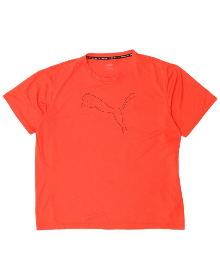 Puma Mens Graphic T-Shirt Top XL Red Polyester Sports