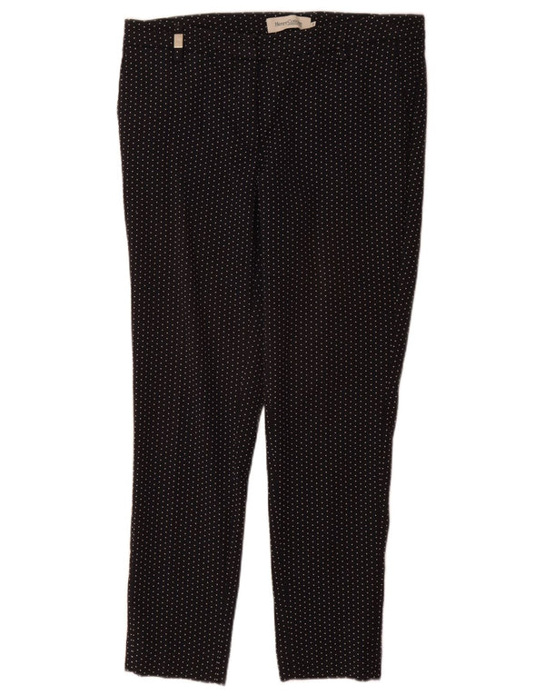 Henry s Womens Slim Chino Trousers IT 44 Medium W30 L28 Navy Blue Spotted