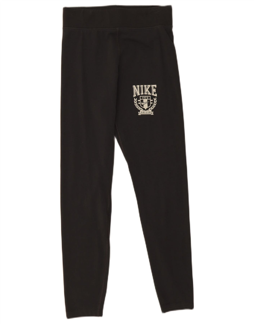 Nike Womens Graphic Leggings UK 8 Small Grey