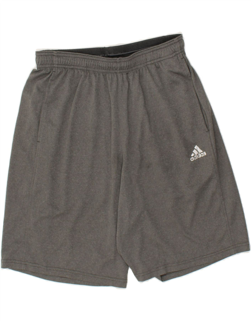 ADIDAS Mens Climalite Sport Shorts Medium Grey Polyester | Vintage Adidas | Thrift | Second-Hand Adidas | Used Clothing | Messina Hembry 