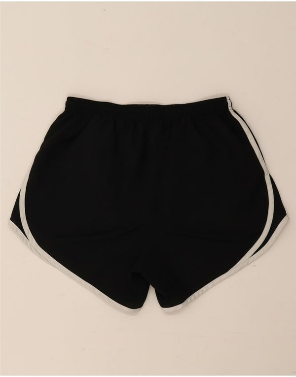 Nike Womens Dri Fit Sport Shorts UK 8 Small  Black Polyester