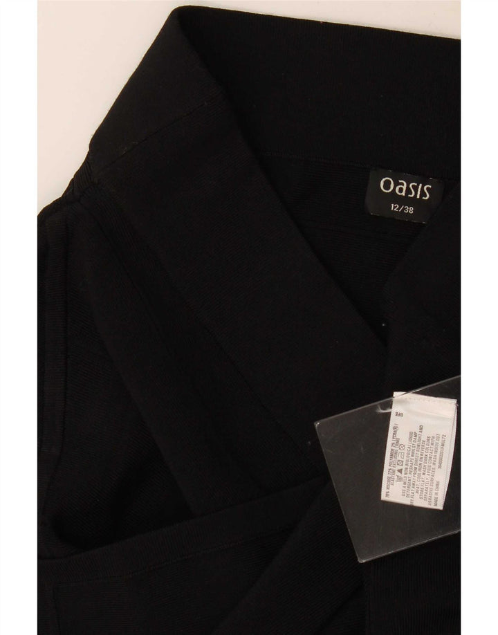 Oasis Womens Pencil Skirt UK 12 Medium W28 Black Viscose