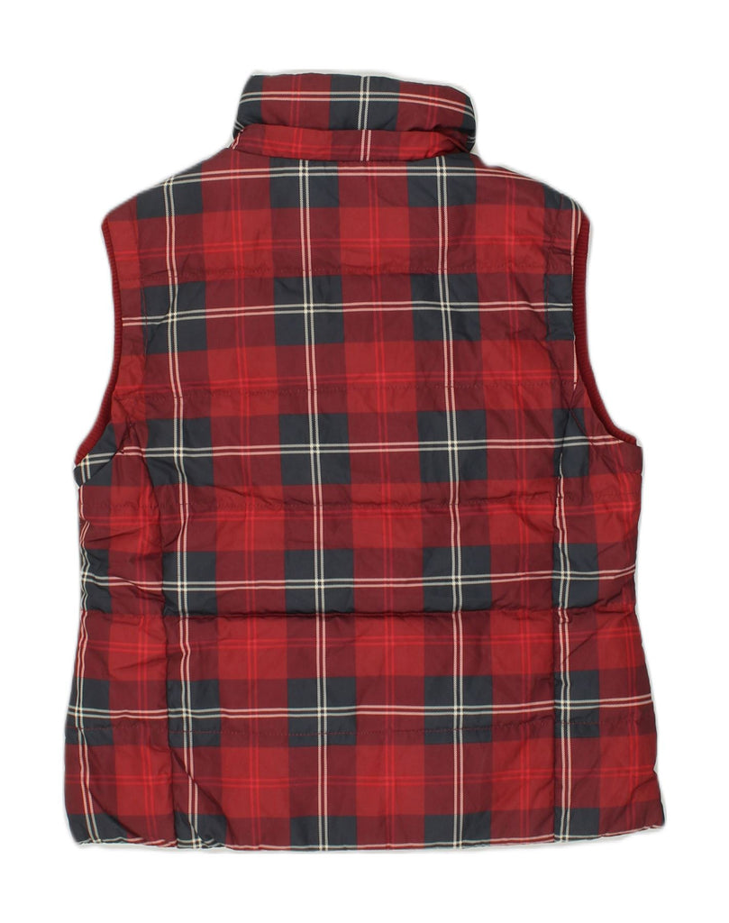 JACK WILLS Womens Padded Gilet UK 12 Medium  Red Check Polyester | Vintage Jack Wills | Thrift | Second-Hand Jack Wills | Used Clothing | Messina Hembry 