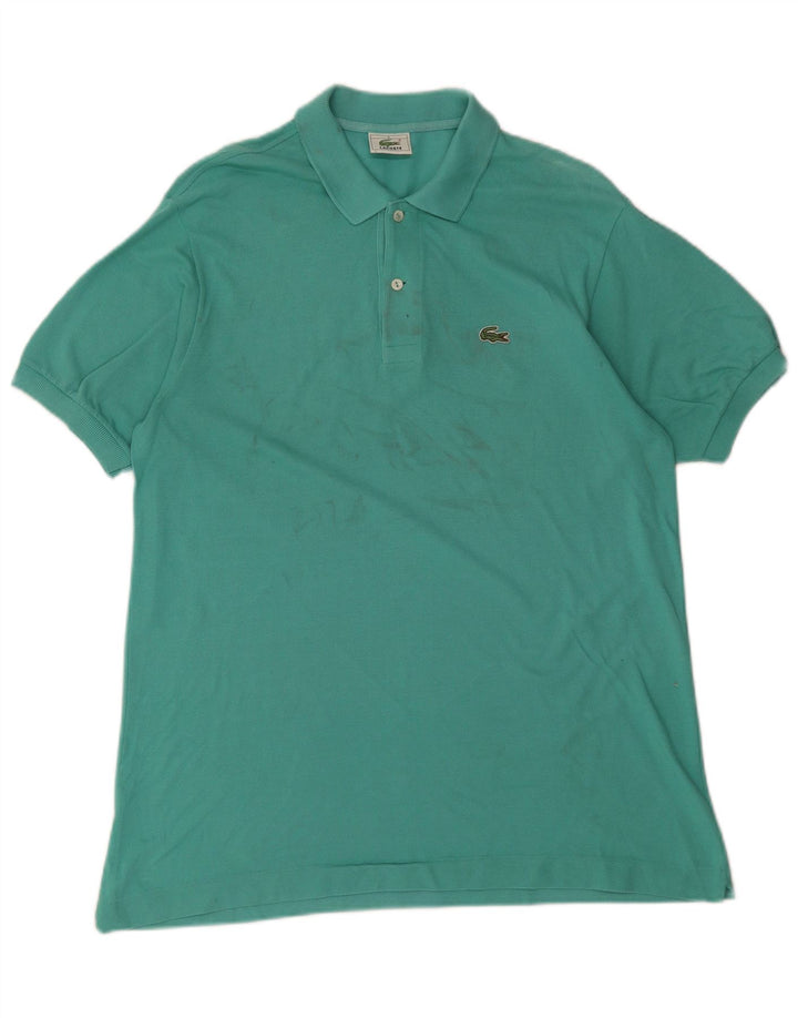 Lacoste Mens Polo Shirt Size 5 Large Green Cotton