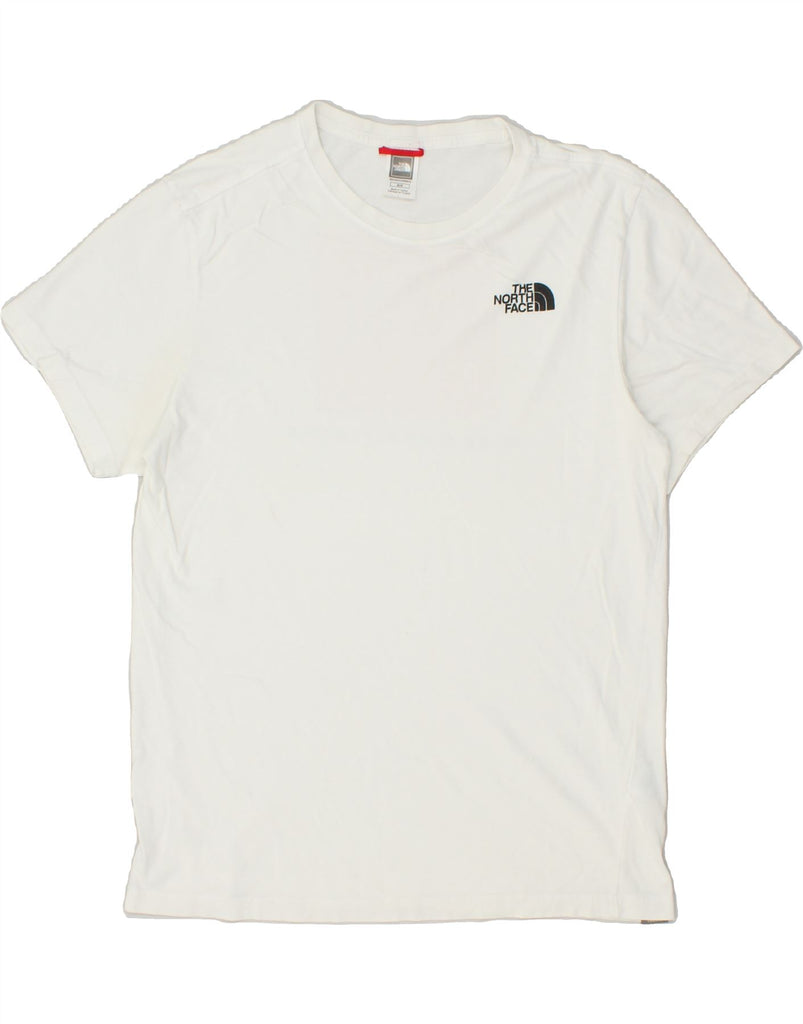 THE NORTH FACE Mens Graphic T-Shirt Top Medium White Cotton | Vintage The North Face | Thrift | Second-Hand The North Face | Used Clothing | Messina Hembry 