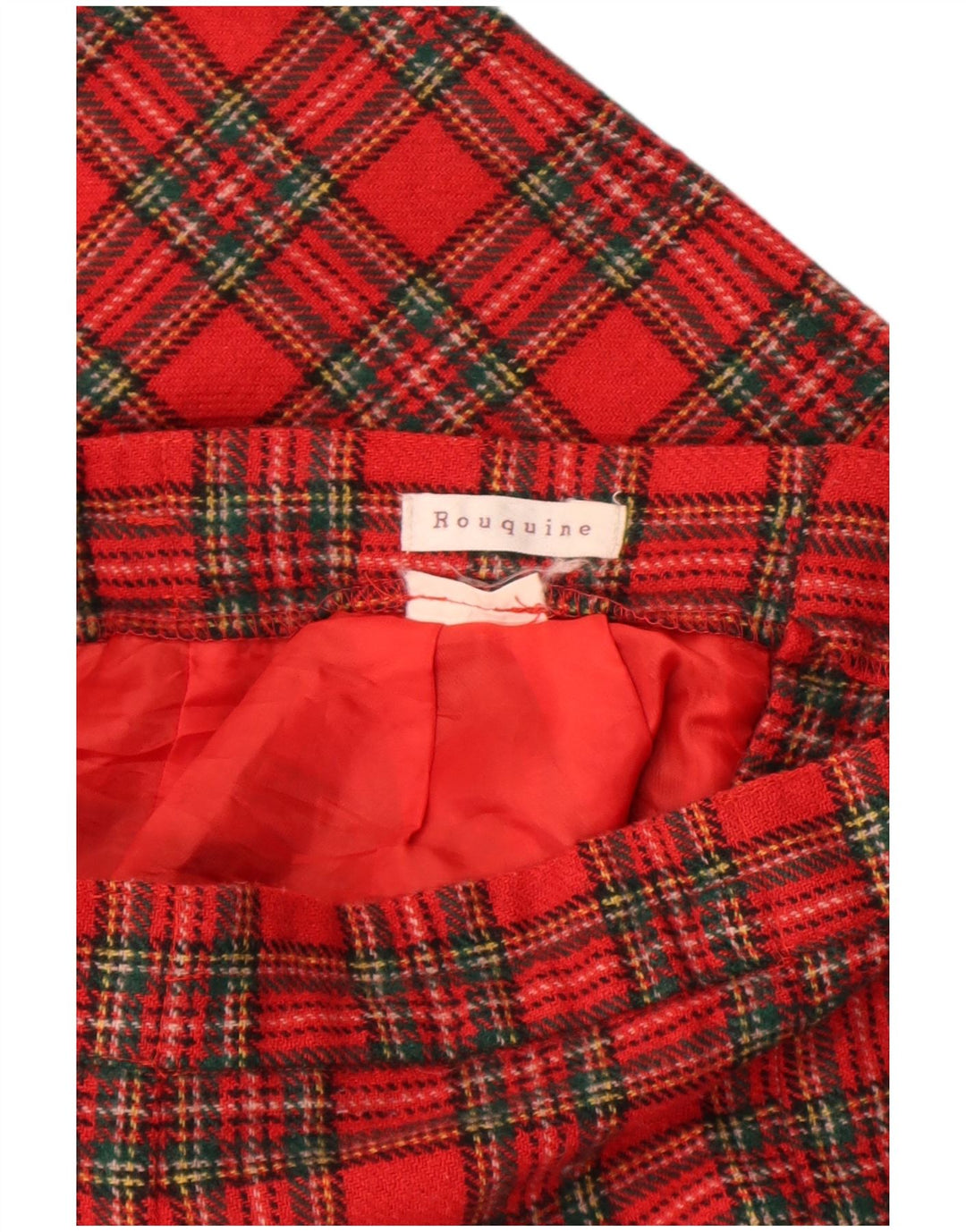 VINTAGE Womens Pegged Chino Trousers W25 L26 Red Check