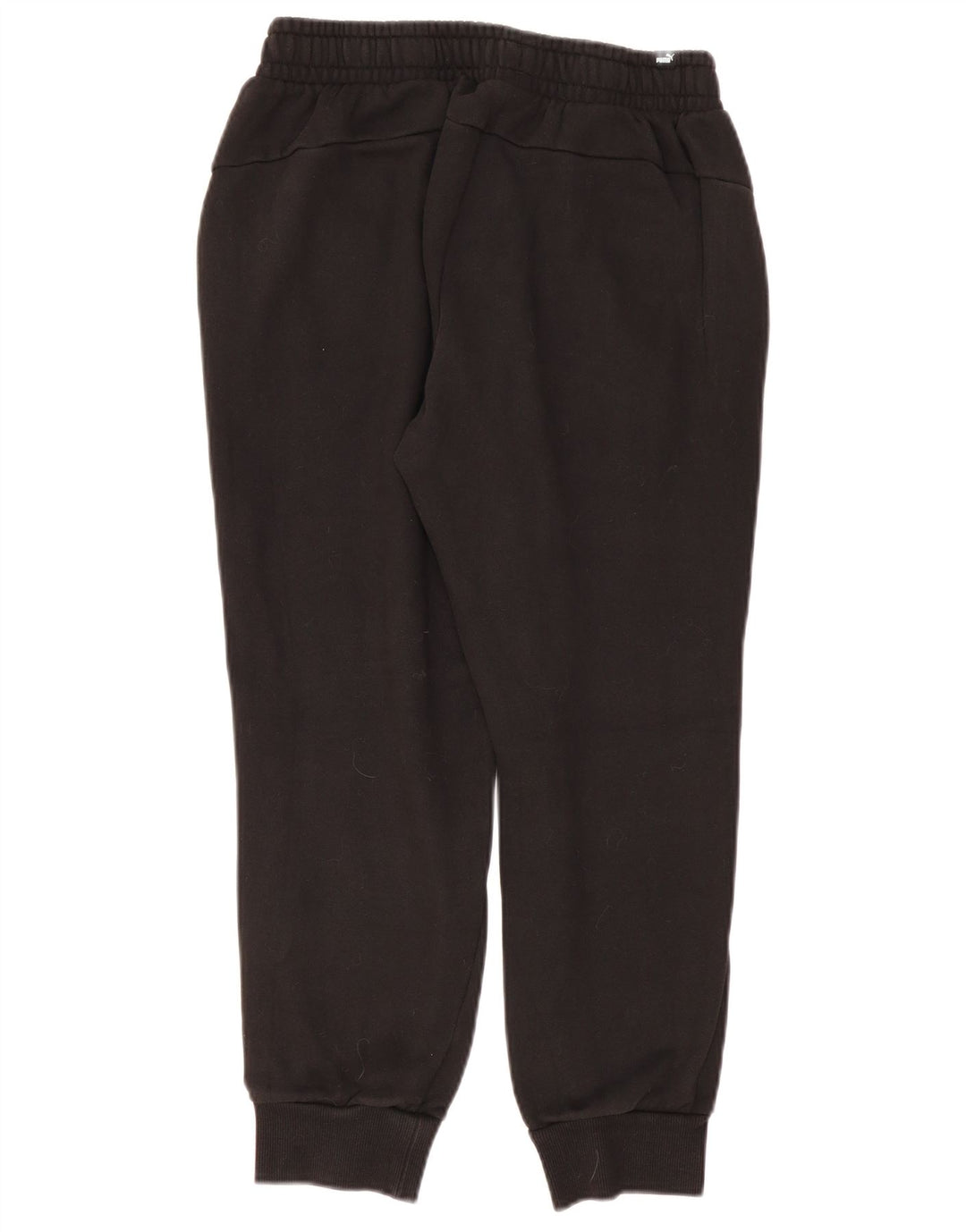 Puma Womens Tracksuit Trousers Joggers UK 12 Medium  Black Cotton
