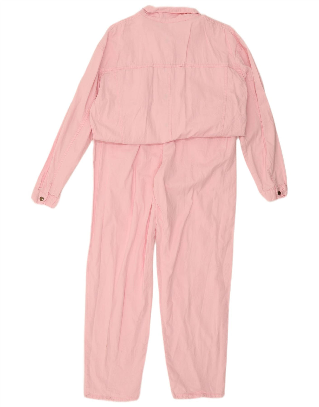 Vintage Womens Jumpsuit IT 48 XL  Pink Cotton
