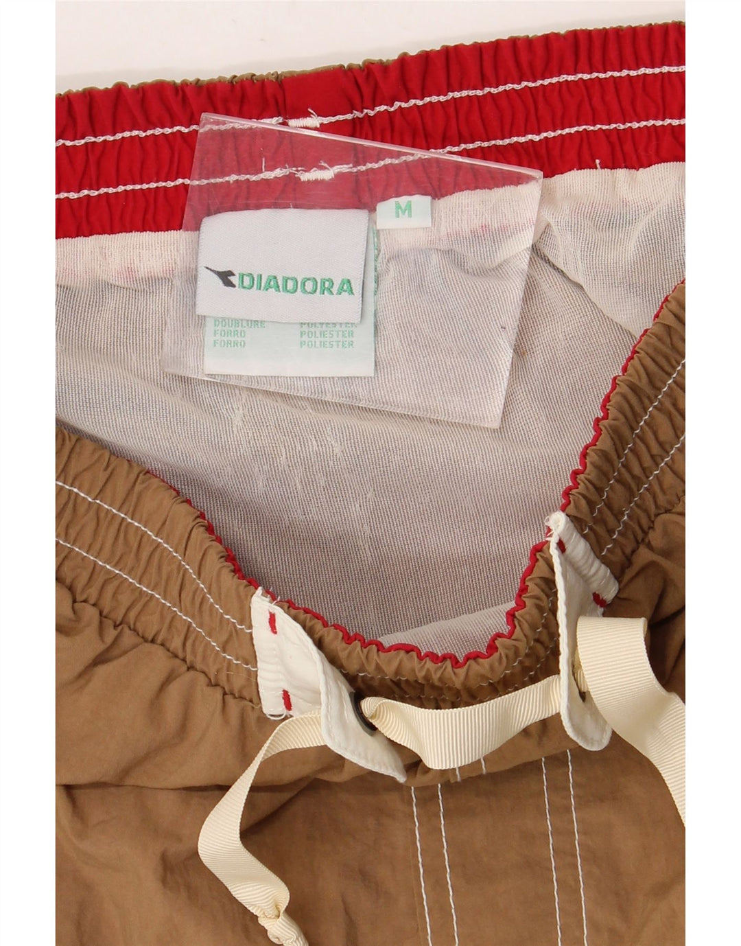 Diadora Mens Swimming Shorts Medium Beige Nylon