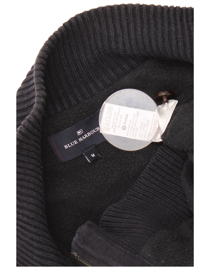 Marks & Spencer Womens Blue Harbour Cardigan Sweater UK 14 Medium Navy Blue