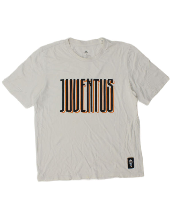 Adidas Mens Juventus Graphic T-Shirt Top Small White