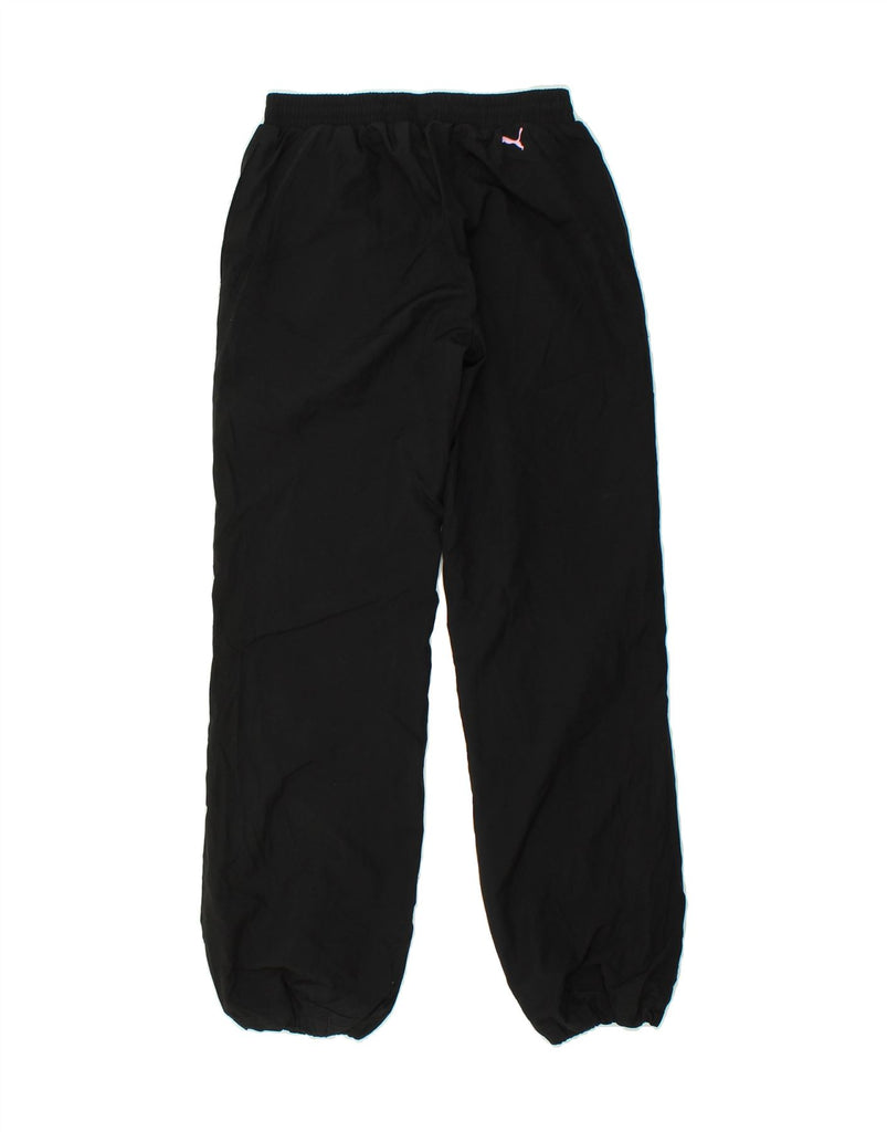 PUMA Girls Graphic Tracksuit Trousers Joggers 13-14 Years Black Vintage Puma and Second-Hand Puma from Messina Hembry 