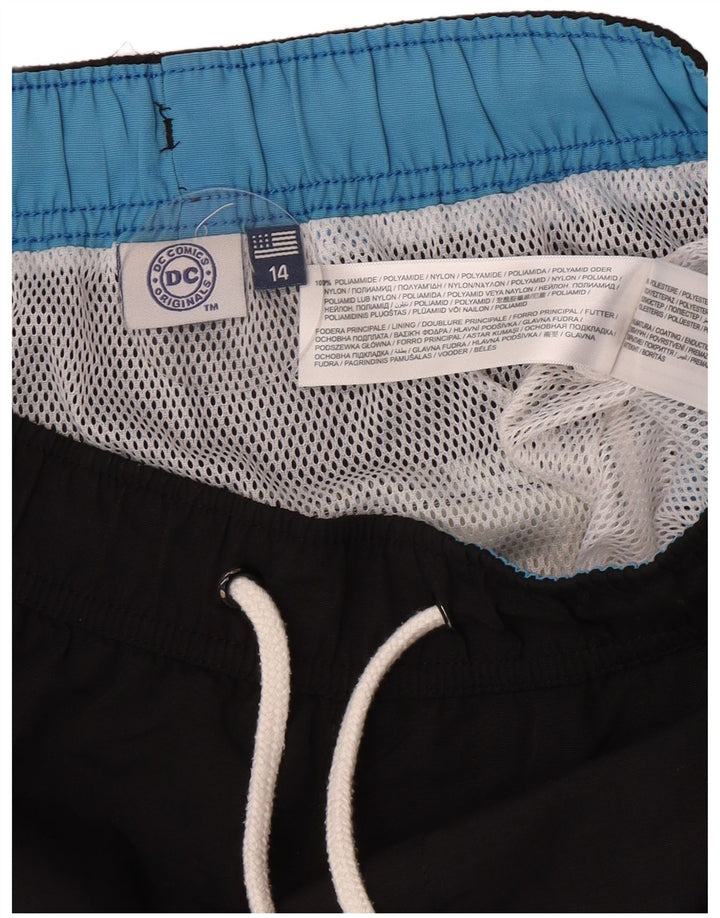 DC Boys Graphic Swimming Shorts 13-14 Years  Black Colourblock Polyamide