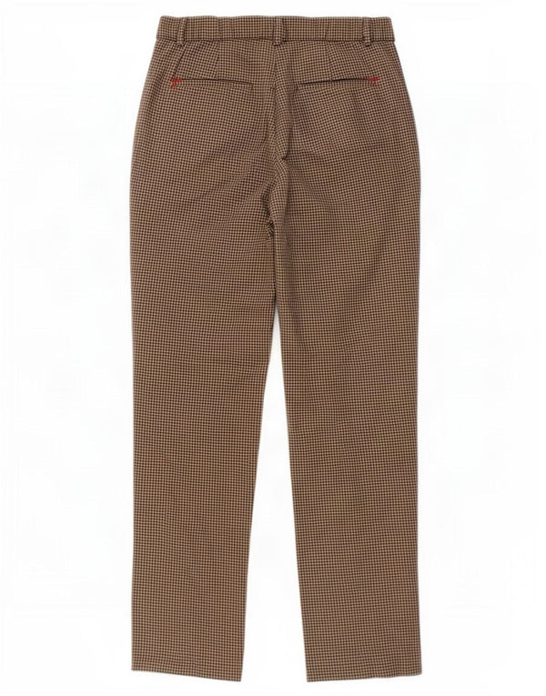 Marks & Spencer Womens Chino Trousers UK 12 Medium W30 L30 Brown