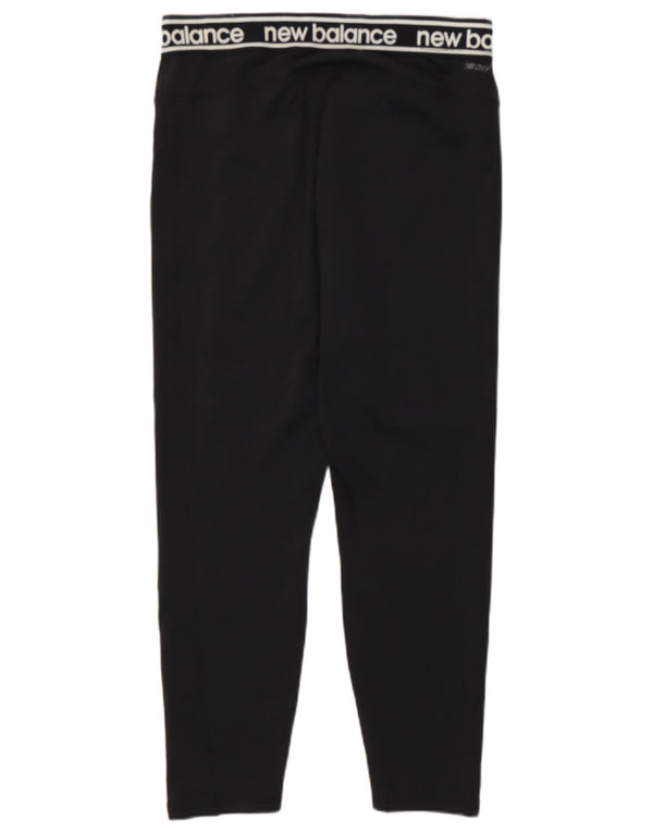 New Balance Womens Graphic Crop Leggings UK 14 Large  Black