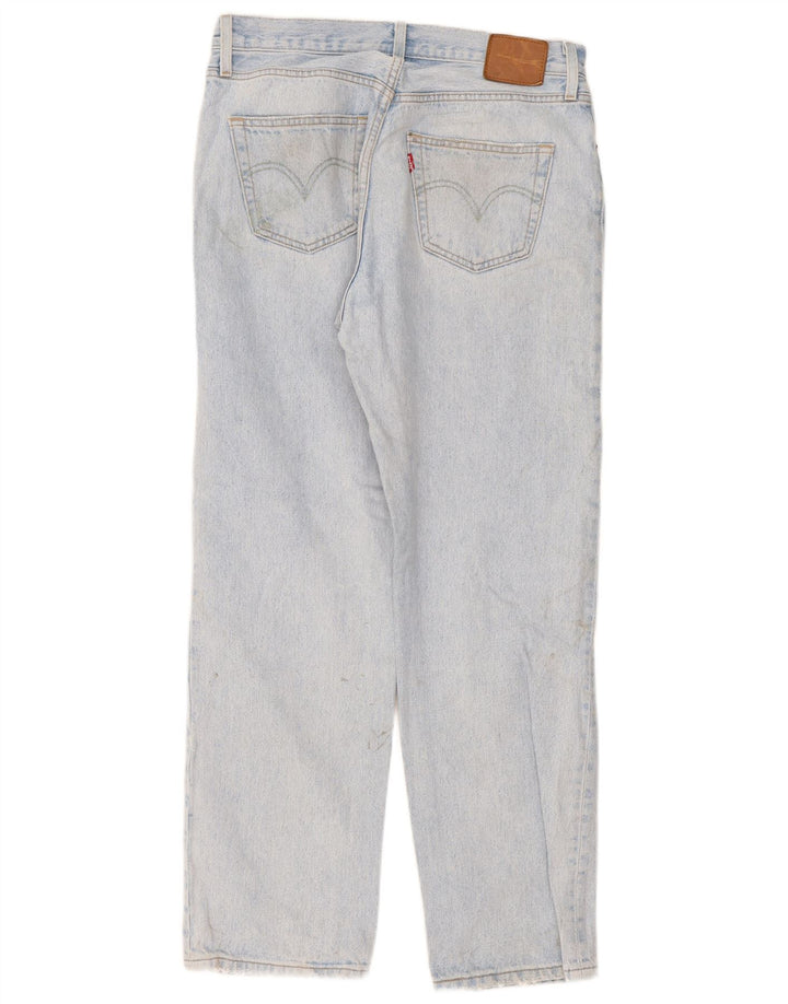 Levi's Womens 501 Straight Jeans W28 L30 Blue Cotton