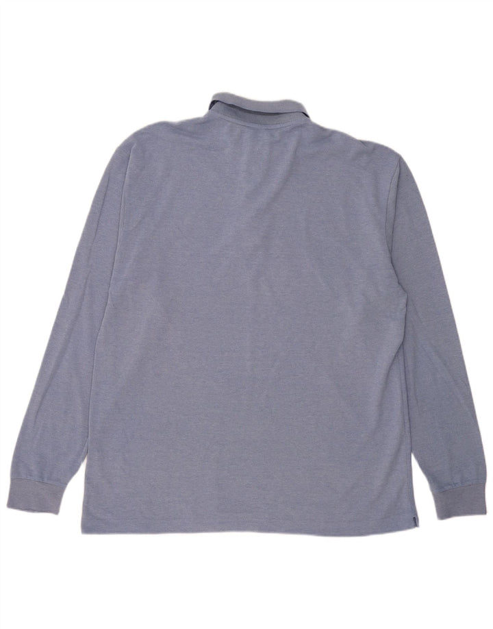 Kappa Mens Polo Shirt XL Blue Cotton