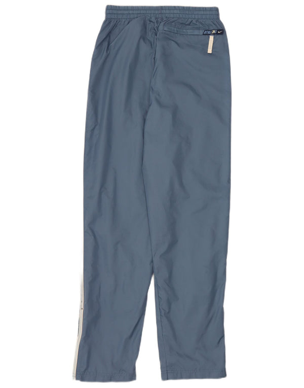Nike Boys Tracksuit Trousers 13-14 Years XL Blue Nylon