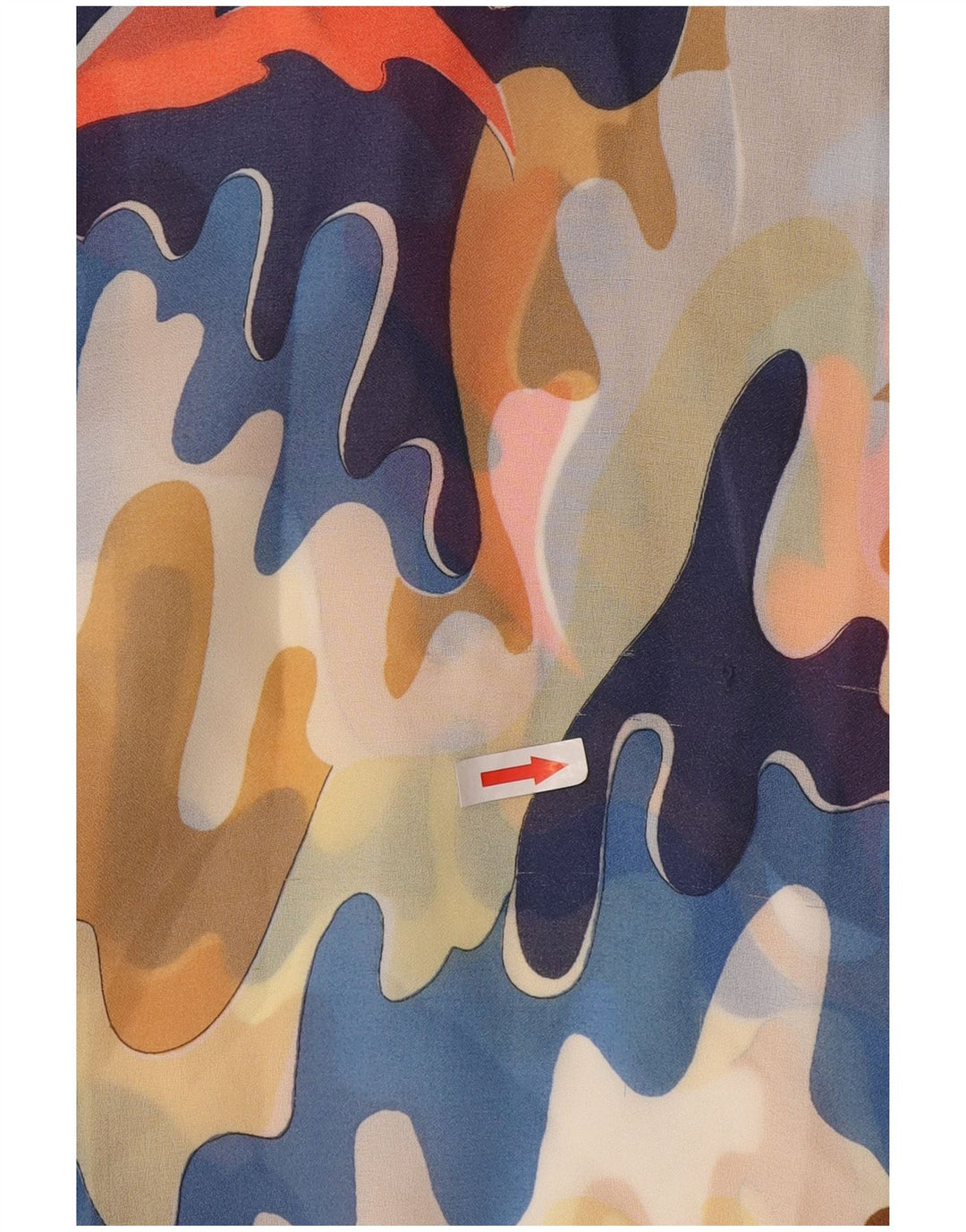 Vintage Womens Abstract Pattern Maxi Dress UK 8 Small Multicoloured