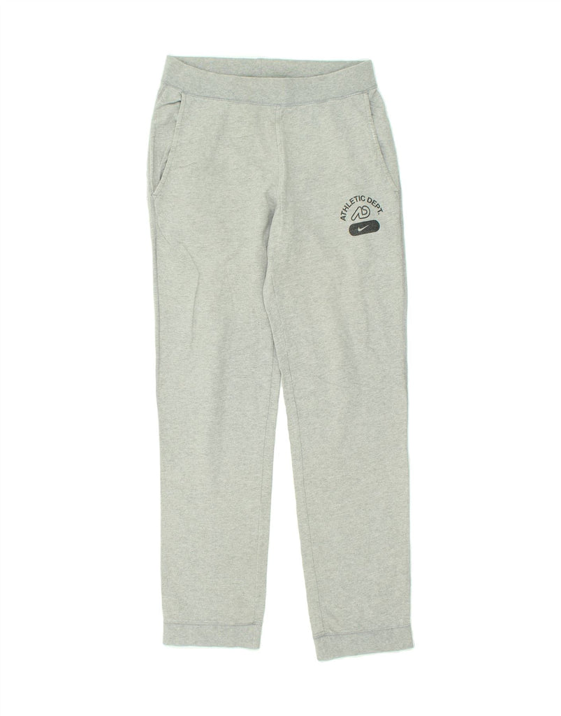 NIKE Mens Tracksuit Trousers Small Grey Cotton | Vintage Nike | Thrift | Second-Hand Nike | Used Clothing | Messina Hembry 